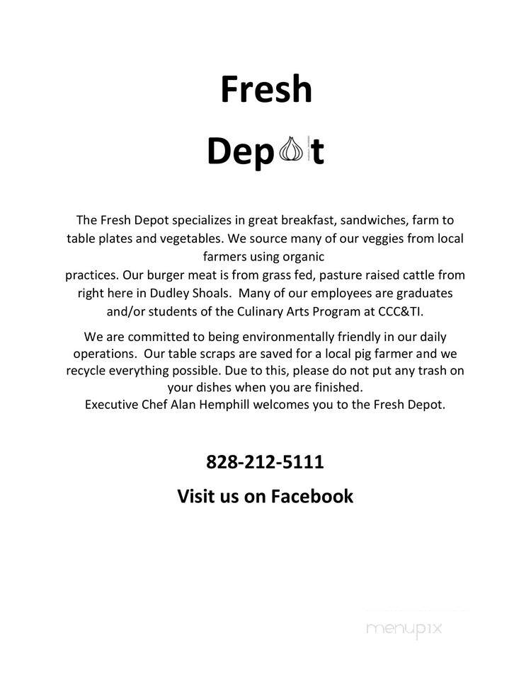 Fresh Depot - Granite Falls, NC