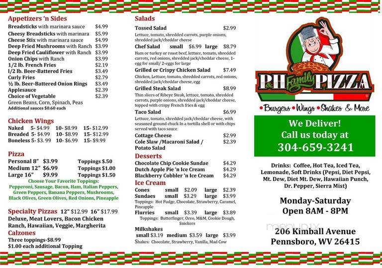 P & H Family Restaurant - Pennsboro, WV