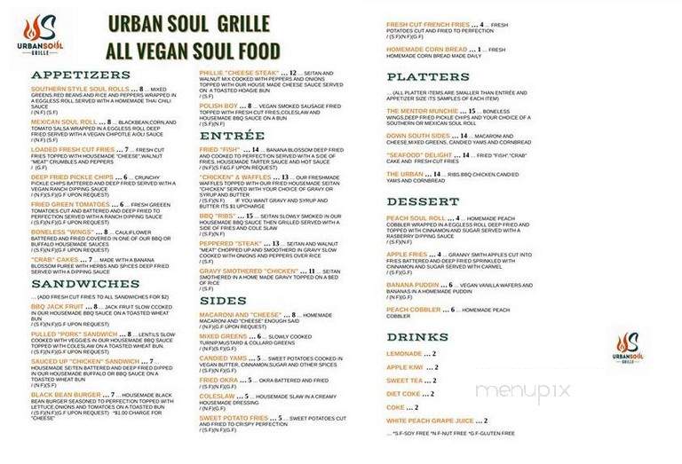 Urban Soul Grille - Mentor, OH