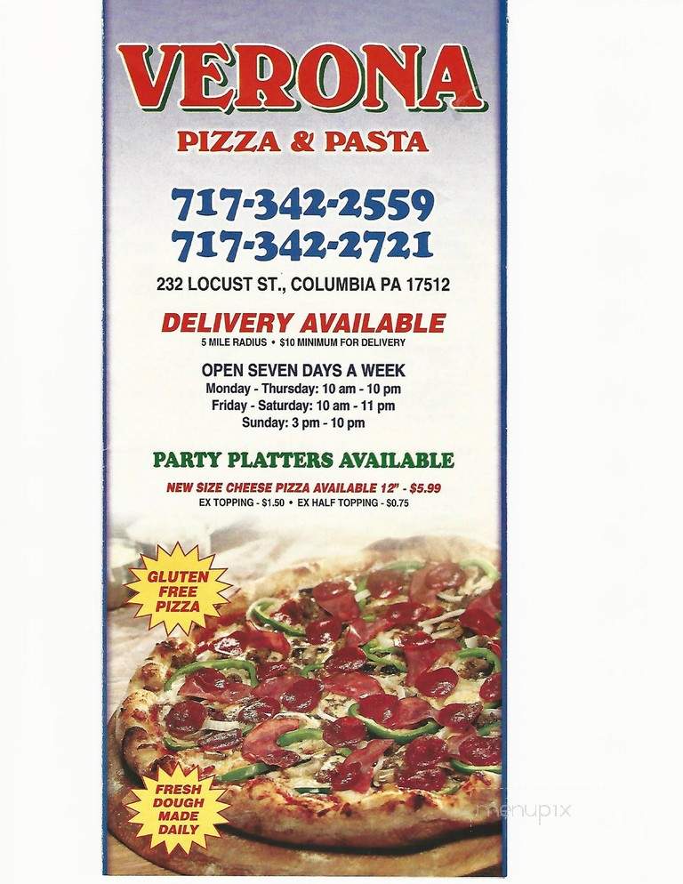 Verona Pizza & Pasta - Cranberry Township, PA