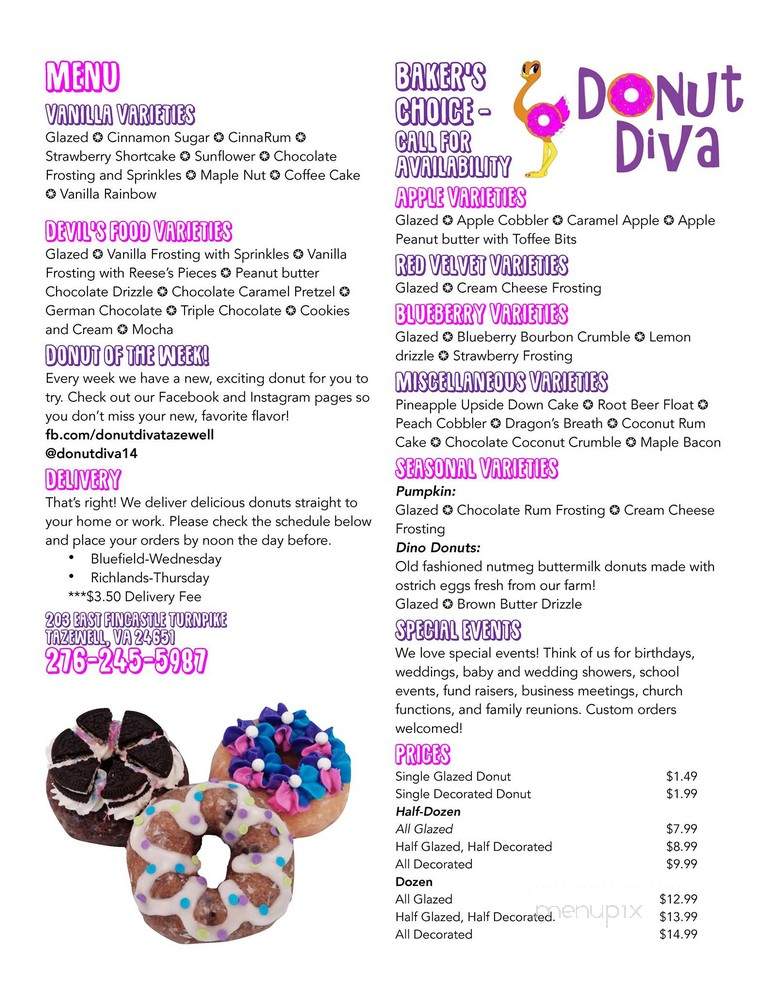 Donut Diva - Tazewell, VA