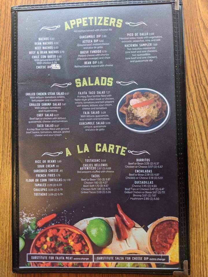 Hacienda Mexican Restaurant - Logan, WV