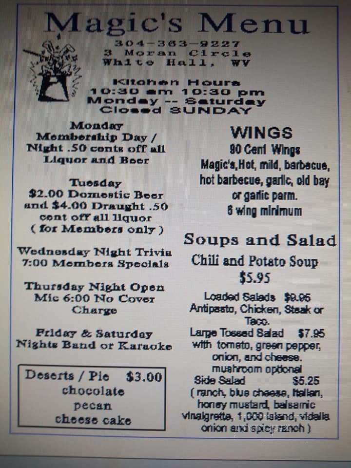 Magic's Bar & Grill - Fairmont, WV