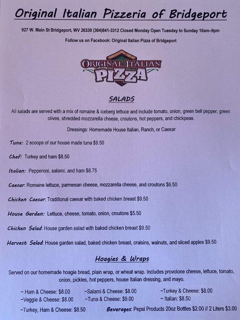 Pizza Place - Bridgeport, WV