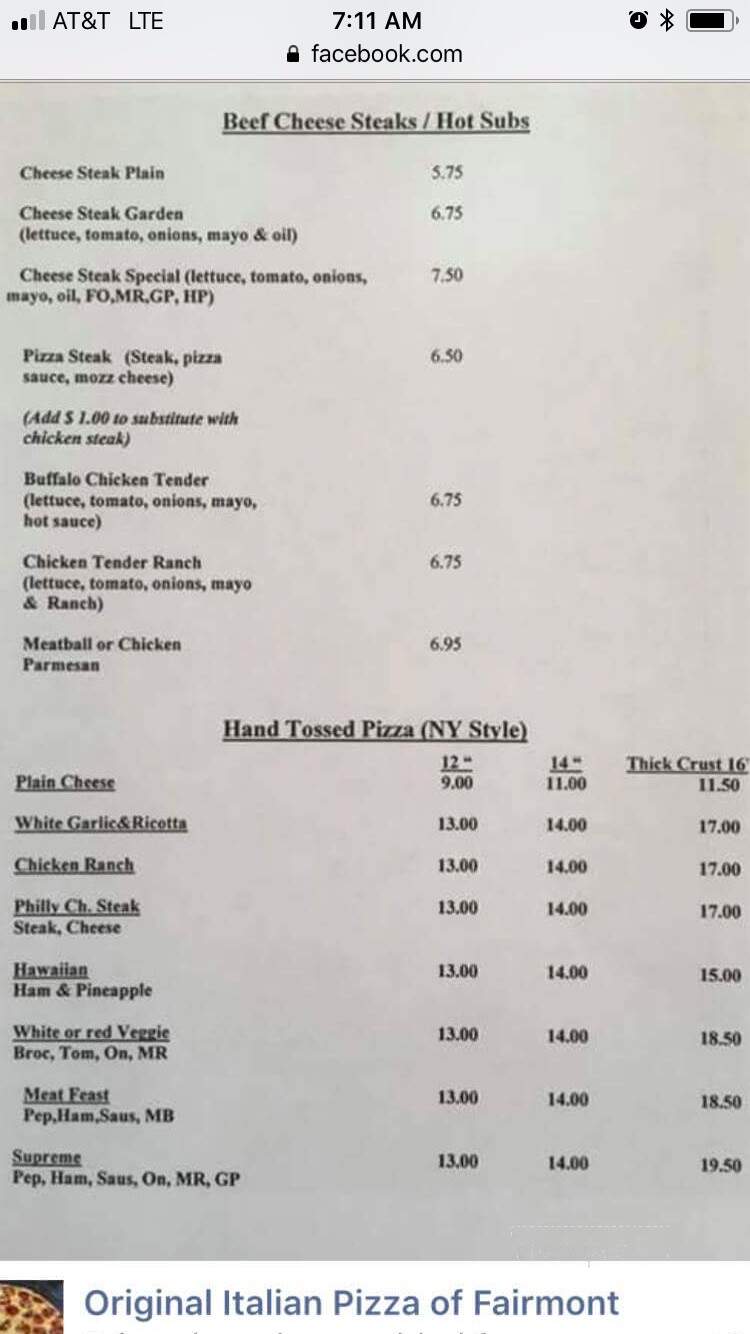 Pizza Place - Bridgeport, WV