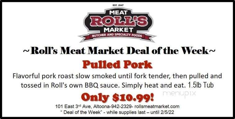 Roll's Meat Market - Altoona, PA