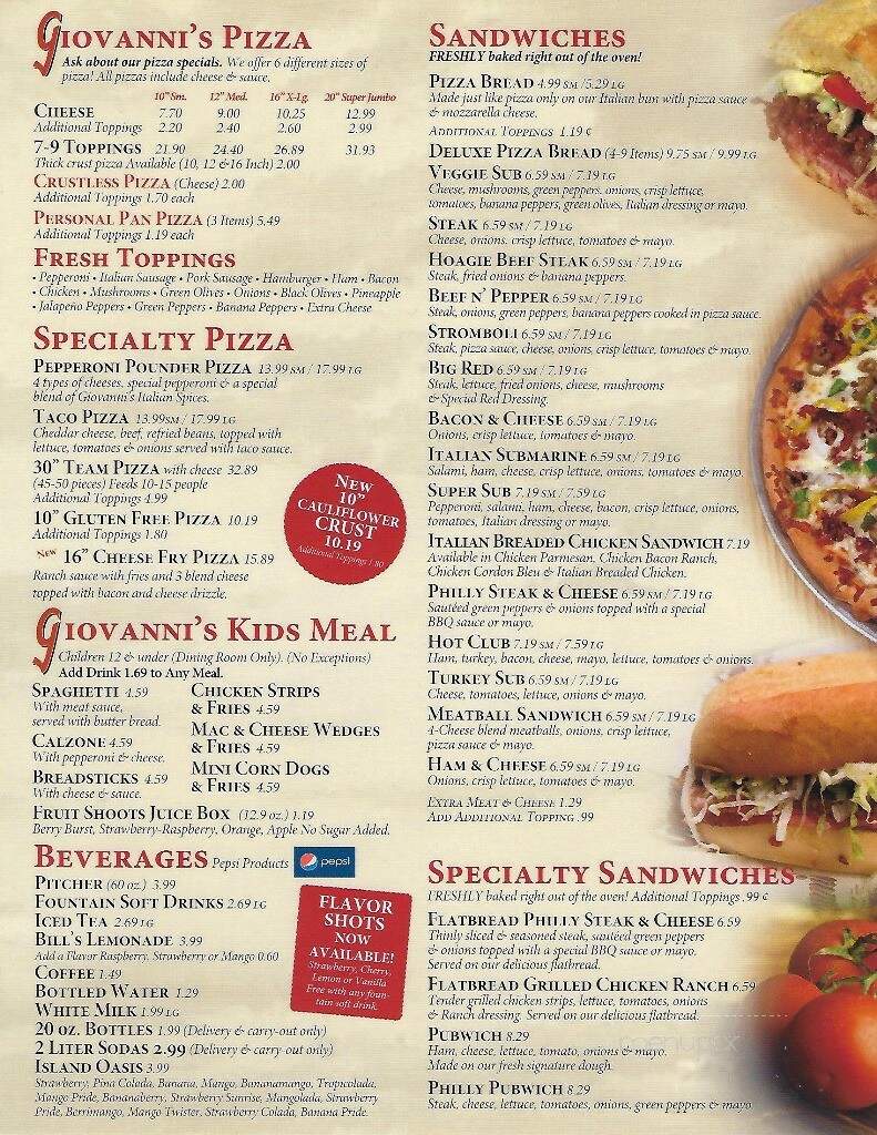 Giovanni's Pizza - West Logan, WV