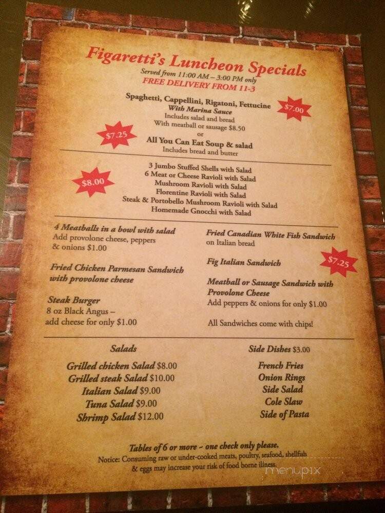 Figaretti's Restaurant - Wheeling, WV