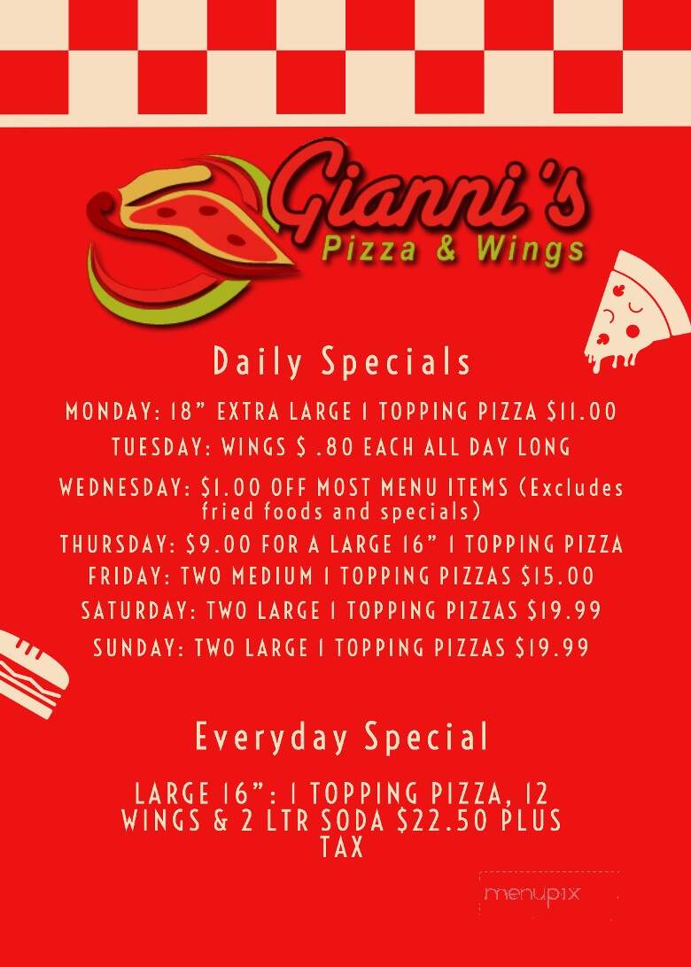 Gianni's Pizza - Cumberland, MD