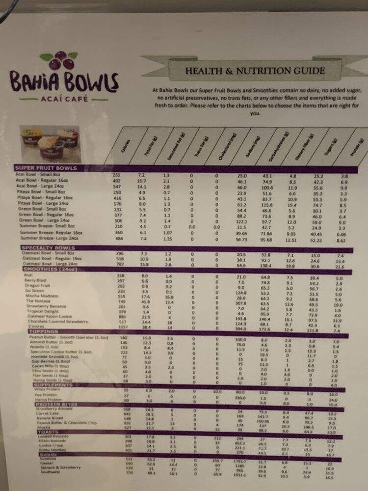 Bahia Bowls - Maryville, TN