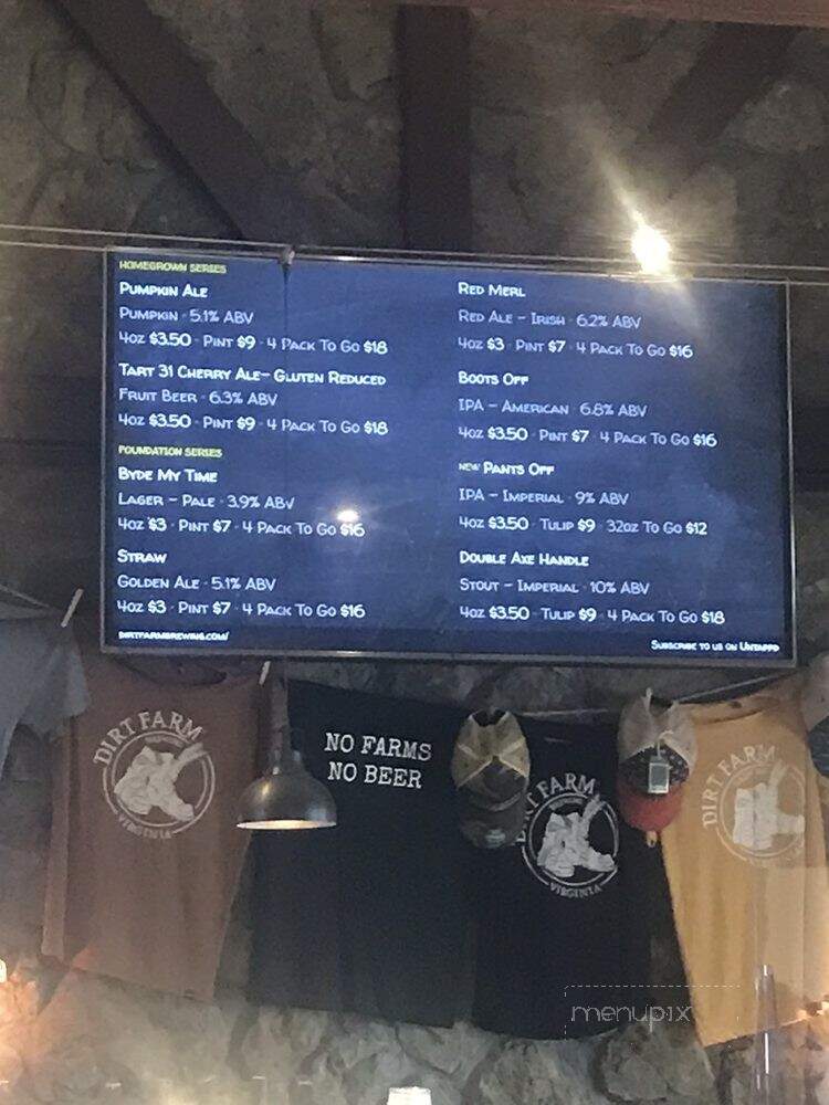 Dirt Farm Brewing - Bluemont, VA