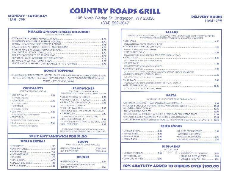 Country Roads Grill - Bridgeport, WV