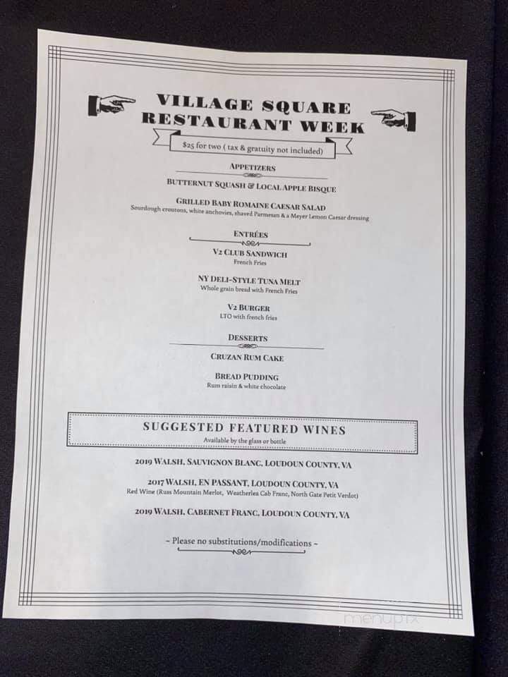 Village Square Restaurant - Winchester, VA