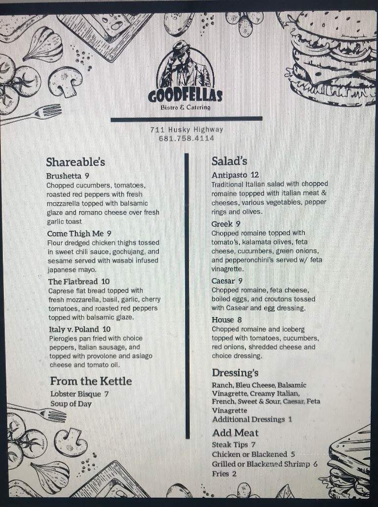 Goodfellas Bistro - Fairmont, WV