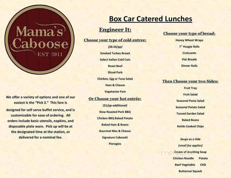 Mama's Caboose - Bridgewater, VA