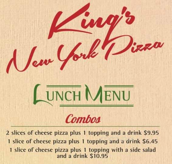 King's New York Pizza - Hedgesville, WV