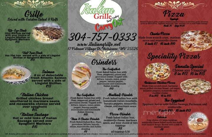 Italian Grille & Deli - Hurricane, WV