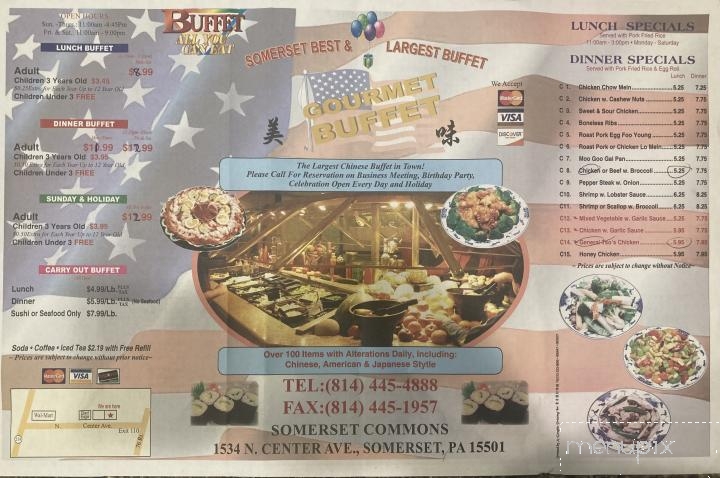 Somerset Gourmet Buffet - Somerset, PA