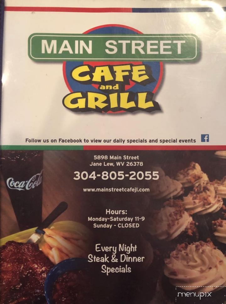 Main Street Cafe & Grill - Jane Lew, WV