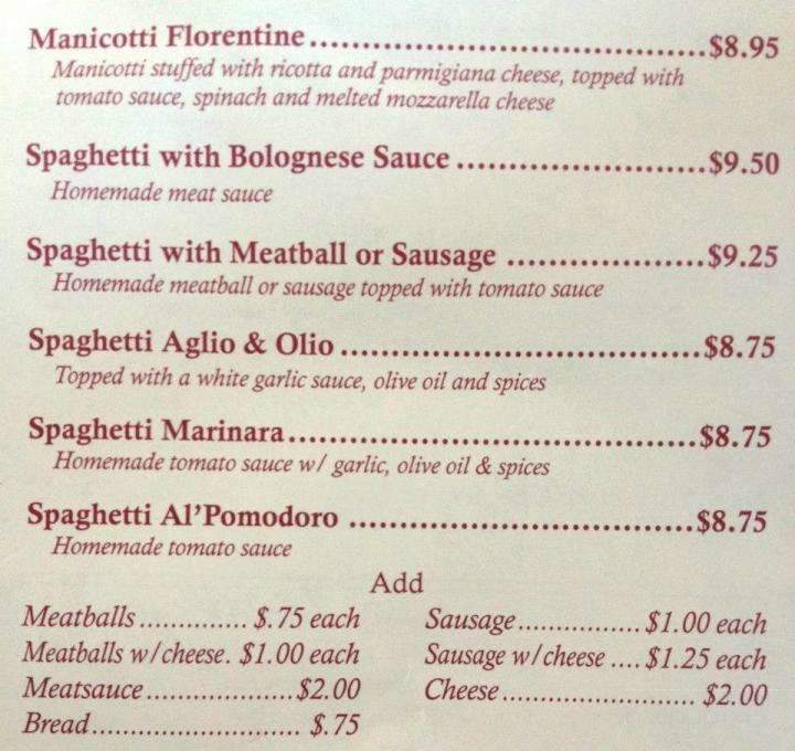 Castiglia Italian Eatery - Keyser, WV